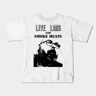 Live Long & Smoke Meats Kids T-Shirt